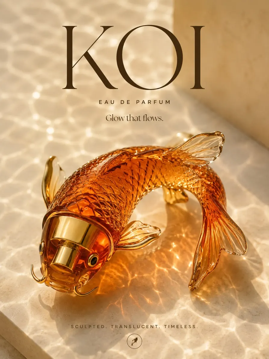 KOI eau de parfum — product poster